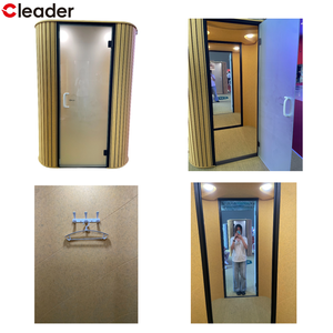 Cabine de bureau insonorisée en acier de qualité supérieure, cabine de change et vestiaire pour villa et hôtel - Product Image 2