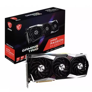 Tarjeta Gráfica MSI Radeon <span class=keywords><strong>RX</strong></span> <span class=keywords><strong>6950XT</strong></span> GAMING TRIO 16G Serie RX6000 con Memoria GDDR6 Compatible con Cyberpunk 2077 para PC de Escritorio - Product Image 1