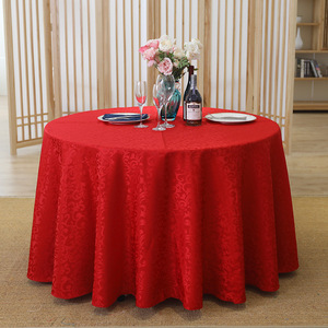 Khách sạn và nhà hàng Khăn trải bàn lớn dày váy đỏ với trang trí bàn ăn hoa Gook - Product Image 6