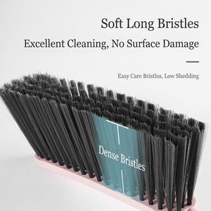Soft Bristles <b>Bed</b> Brush Dense Nylon Household Cleaning <b>Sofa</b> Carpet Brush Long Handle Gentle Cleaning - Product Image 2