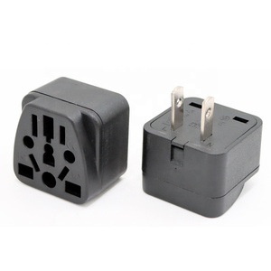 Universele Reisadapter Voor Nema Usa Japans Thailand 2 Pins 10A-250V Industrieel Gebruik Adapter Plug Conversie Plug - Product Image 1