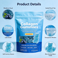 Gummies d'ashwagandha riches en glucides pour la beauté de la peau, des cheveux et des ongles, antioxydant, soutien anti-âge, compléments à base de plantes, OEM ODM Marque Privée