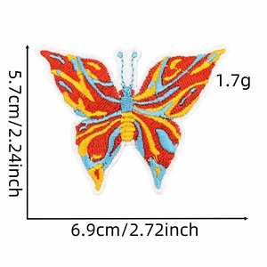 ลดราคาจากโรงงาน แพทช์ปักลายการ์ตูนเจ้าหญิง ปราสาท สายรุ้ง กระจก บอลลูน ผีเสื้อ สำหรับตกแต่งกระเป๋า หมวก เคสมือถือ - Product Image 3