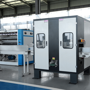 Fuyuan Machine semi-automatique à 3 lignes de fabrication de mouchoirs en papier le plus vendu Machine d'emballage de mouchoirs en papier - Product Image 5