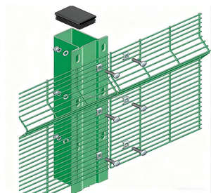 Paneles de Malla de Alambre de Acero Galvanizado 358 para Cercas Agrícolas, Tejido Plano, Tamaños Personalizados - Product Image 4