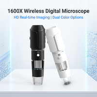 Dearsee Portable WIFI HD 1080P Microscope Numérique pour Android, iPhone et PC Windows/Mac avec Objectifs de 50X à 1600X