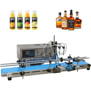 Máquina de llenado con bomba magnética de 2 cabezales para agua, aceite, jugo, leche, perfume, vino, bebidas, alcohol, champú y loción - Product Image 2