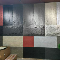 Panneaux muraux extérieurs en PU imitation pierre, revêtement décoratif en pierre de culture écologique anti-rayures pour projets commerciaux, fourniture directe usine