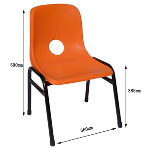 Chaise confortable à dossier haut moulée par injection, respirante, avec dossier perforé solide, Haosen HS-1614, pour <span class=keywords><strong>la</strong></span> maison, le bureau et les salles d'attente - Product Image 3