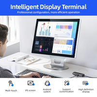 Nouvel ordinateur de bureau tout-en-un de 21,5 pouces, Full HD, super fin, tablette Android, écran tactile, 8 Go de RAM, interface USB, disque dur SSD