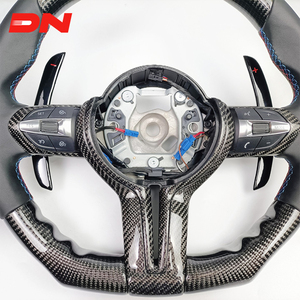 Volant sport en forme de D personnalisé pour Série 3 F30, en cuir carbone, pour modèles M3 M4 M5 X6 X5 X3 Série 5 X4 Série <span class=keywords><strong>7</strong></span> - Product Image 6