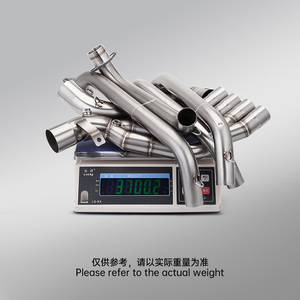 Système d'échappement modifié en acier inoxydable pour moto <span class=keywords><strong>CBR650R</strong></span> <span class=keywords><strong>CBR650F</strong></span> CB650F 2014-2026, collecteur avant 51MM - Product Image 5