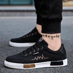 Men's Shoes New Cloth Canvas Shoes <strong>Trendy</strong> Shoes Korean Version Trend All-match Casual Summer Breathable <strong>Sneakers</strong> - Product Image 1