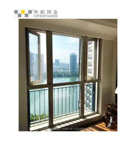 trustworthy China supplier dust free aluminium alloy horizontal sliding pleated screen window and door