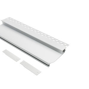 QJX18107 nuovo Design in alluminio profilo battiscopa incassato in cartongesso in ceramica parete per Led Washer luce senza Led all'interno - Product Image 4