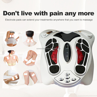 Masseur de santé multifonction stimulateur de nerf vague Compression d'air jambe de mollet EMS masseur de pieds Machine