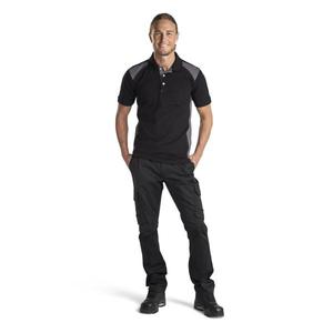BLAKLADER - 332410509996XS Polo noir/gris moyen-T-SHIRTS ET POLO DE TRAVAIL EAN 7330509813898 - Product Image 3