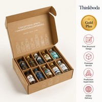 Caja de Regalo Personalizada para 12 Botellas de Licores, Caja de Cartón Kraft para Degustación con Muestras Mixtas de Whisky, Ginebra, Ron y Vodka, Venta al Por Mayor