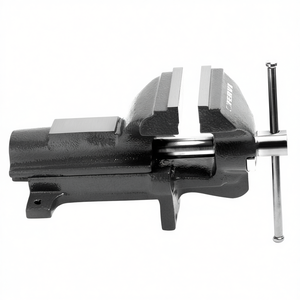 Tornillo de Banco Paralelo Fervi de Hierro Fundido Nodular con Mordazas de 100 mm de Ancho para Uso en Taller - Product Image 2