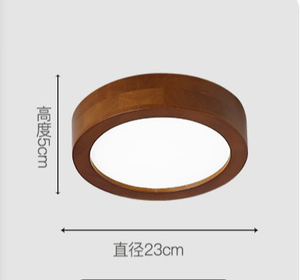 Wooden <b>Ceiling</b> <b>Light</b> Round <b>LED</b> 6000K IP67 Waterproof <b>Dimmable</b> 3-Year Warranty Aluminum Alloy Wall Mount Indoor Lighting - Product Image 3