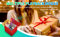 Module de son enregistrable USB MIC de haute qualité 16 Mo Enregistrement vocal personnalisé activé par la lumière pour cartes de voeux et cadeaux