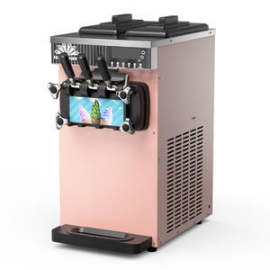 業務用卓上ソフトアイスクリームマシンステンレススチール電気セルフサービス自動<span class=keywords><strong>2</strong></span>イン1アイスクリームメーカー - Product Image 3