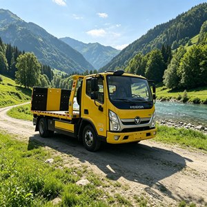 Camion <span class=keywords><strong>de</strong></span> remorquage à plateau inclinable hydraulique Foton, double remorquage avec treuil hydraulique pour le sauvetage <span class=keywords><strong>de</strong></span> véhicules lourds en cas <span class=keywords><strong>d</strong></span>'accident routier - Product Image 1