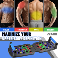 Planche d'exercices multifonctionnelle pour pompes, équipement d'entraînement pour les muscles pectoraux, planche pliable pour pompes