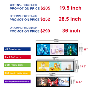 ¡Venta caliente <span class=keywords><strong>2023</strong></span>! ¡Precio DE FÁBRICA DE PROMOCIÓN! Señalización digital y pantallas Publicidad interior AD Player Bar LCD Display rack - Product Image 2