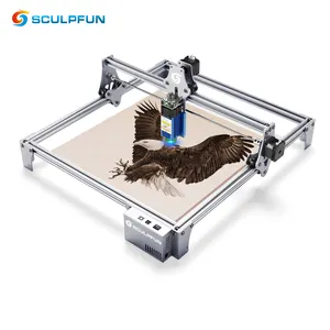 Sloufun-máquina de grabado láser <span class=keywords><strong>S6PRO</strong></span>, 60W, para Navidad, hogar, bricolaje, para fiesta, madera, minimáquina de marcado láser - Product Image 1