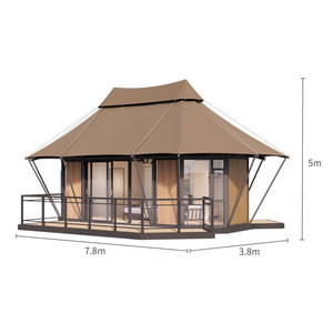 Manufacturers Direct Luxury Camp <b>Tents</b> Custom Glamping Hotel Prefab House Container Home Module Modular Houses HX28 Our Product - Product Image 6