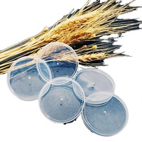 Capuchon en plastique PET transparent de 55 mm pour canettes de soda/boissons gazeuses de 100 ml, écologique, durable, anti-fuite, recyclable