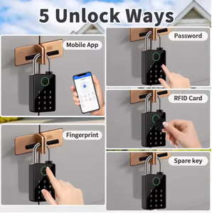 Cerradura Inteligente para Puerta con Huella Dactilar Tuya, Resistente al Agua, con Llave, Nuevo - Product Image 4