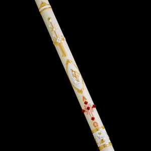Premium özel kilise mumlar için katolik kitle paskalya Paschal mum dini töreni malzemeleri uzun yanma süresi yüksek kalite - Product Image 6