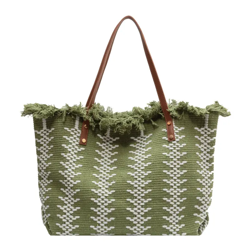 Sac tissé à franges tricoté pour femmes 2022 nouveau design de niche mode tout-en-un sac à bandoulière grande capacité