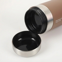 Distributeur d'eau portable pour animaux de compagnie 3 en 1 en acier inoxydable, récipient à boisson, mangeoire pour animaux de compagnie, bol de voyage pour chien anti-fuite pour l'extérieur