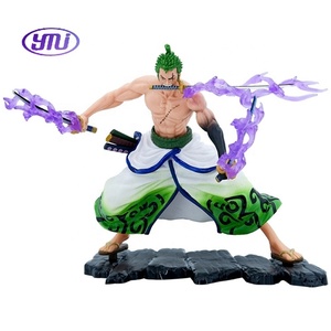 Figura de acción de una pieza Wano Country Roronoa Zoro Haki Battle <span class=keywords><strong>Ver</strong></span> colección <span class=keywords><strong>Anime</strong></span> figura juguete tiene cinta de energía - Product Image 1