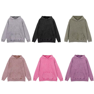 400gsm personalizado de alta calidad de peso pesado para hombres Puff impresión Sudadera con capucha personalización proveedor de gran tamaño lavado ácido sudaderas con capucha para hombres - Product Image 1