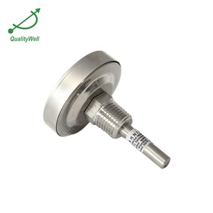 1.6 ''(40mm) Acier inoxydable 304 Connexion arrière Thermomètre bimétallique <span class=keywords><strong>Lunette</strong></span> pressée - Product Image 3