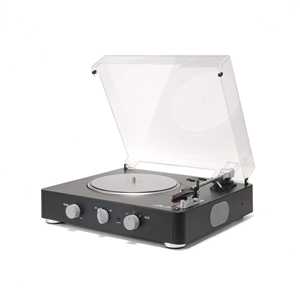 Factory Custom Modern Desktop Vinyl Record Player 3 Speed BT FM Radio Turntable CD Vintage Player Home Decor High Fidelity Audio - Product Image 2