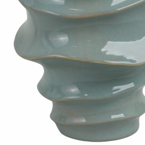 Vaso in ceramica con spirale scultorea per soggiorno, decorazione per la casa, camera da letto, cucina, ufficio, pezzo d'arredo. - Product Image 6