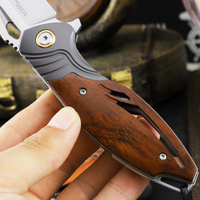 Anpassbares tragbares M390 Steel War Armor Klappmesser für Camping im Freien und Überlebens taschen messer mit OEM-Unterstützung