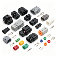 Connecteur Électronique Étanche 8 Broches Femelle pour Phare Xénon 25A avec Boîtier ABS et Nylon 7283-7080-40