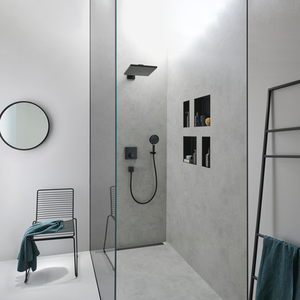 Sifone Doccia Lineare Sottile Premium Grigio Spazzolato 30-80x5.5 cm in Acciaio Inox SUS304 per Bagno <span class=keywords><strong>e</strong></span> Doccia Hotel - Product Image 4