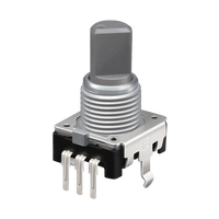 Encodeur rotatif ec12 avec arbre isolé, encodeur rotatif 24 positions, interrupteur encodeur rotatif Soundwell avec support de montage