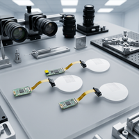 Module d'affichage micro AMOLED 0,23 pouce 640x400 avec lentille à guide d'ondes optique pour la réalité augmentée