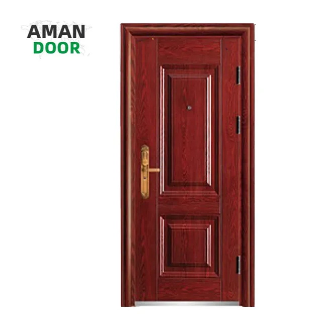 Pintu AMAN aluminium dibingkai pintu internal, pintu masuk villa terbaik