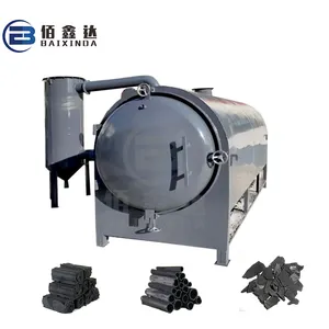 Smokeless bamboo carbonization kiln furnace/carbonization stove horizontal continuous carbon furnace on sale