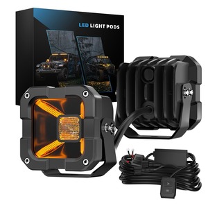 Lámparas LED Cuadradas de Alta Resistencia Tipo X con <span class=keywords><strong>Aletas</strong></span> de Enfriamiento de Alta Densidad para Iluminación de Montacargas y Maquinaria Industrial - Product Image 1