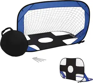 Pop Up Soccer Goal for kids Soccer Goal Net for Backyard Set of 2 with Portable Carrying Case